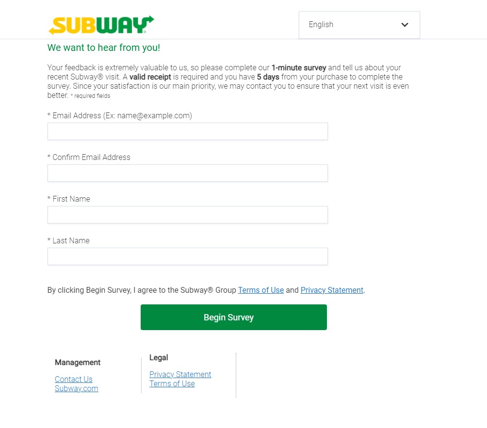 Subway Survey